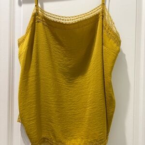Abercrombie & Fitch Yellow Lace Camisole